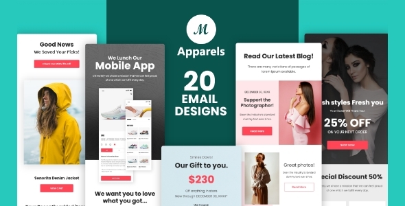 M Apparels Ecommerce Eamil Templates M Apparels Ecommerce Eamil Templates