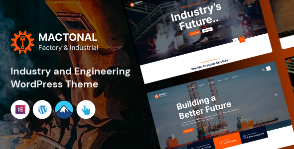 Mactonal - Factory and Industrial WordPress Theme Mactonal - Factory and Industrial WordPress Theme