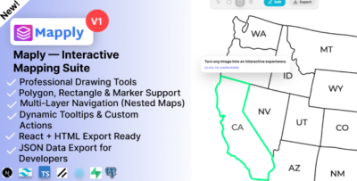Maply - Interactive Image Map Builder with SVG Editor Next.js Script