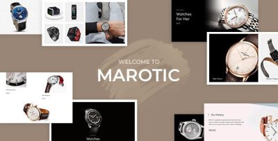 Marotic - Minimal & Clean Watch Store Shopify Theme