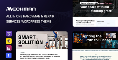 Mechman - Handyman Website WordPress Theme