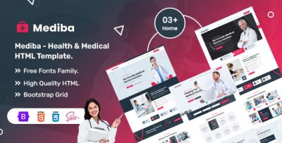 Mediba - Medical & Health HTML5 Template.