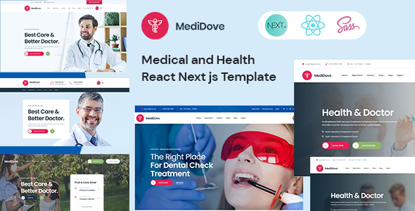 MediDove - Medical and Health React Next js Template MediDove - Medical and Health React Next js Template