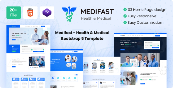 Medifast - Health & Medical Bootstrap 5 Template Medifast - Health & Medical Bootstrap 5 Template