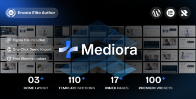 Mediora - Doctor & Medical Clinic Elementor WordPress Theme