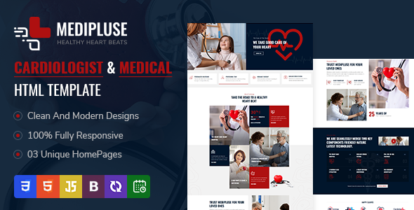 Medipluse - Cardiologist and Medical HTML Template Medipluse - Cardiologist and Medical HTML Template