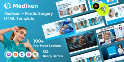 Medixen - Plastic Surgery & Clinic HTML Template