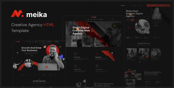 Meika – Creative Agency HTML Template Meika – Creative Agency HTML Template