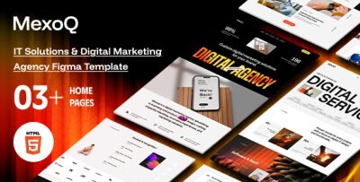 Mexoq - Digital Marketing AI Agency and IT Solutions Html Template