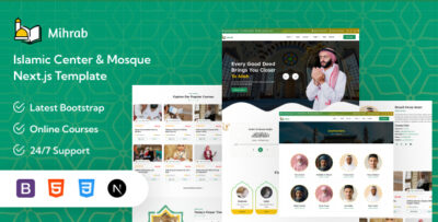 Mihrab - Islamic Centre & Mosque Next.js Template
