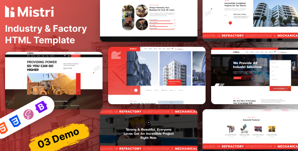 Mistri - Factory & Industrial HTML Template Mistri - Factory & Industrial HTML Template