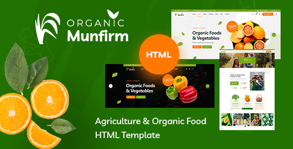 Munfirm - Organic & Healthy Food HTML Template Munfirm - Organic & Healthy Food HTML Template