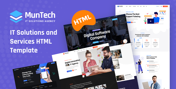 Munteh - IT Solutions Services HTML Template Munteh - IT Solutions Services HTML Template