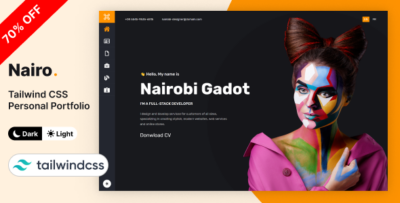 Nairo - Tailwind CSS Personal Portfolio