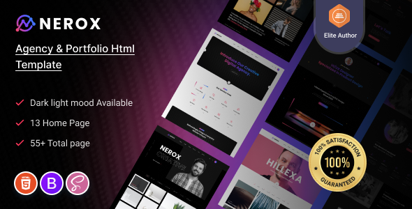 Nerox - Agency & Portfolio HTML Template Nerox - Agency & Portfolio HTML Template