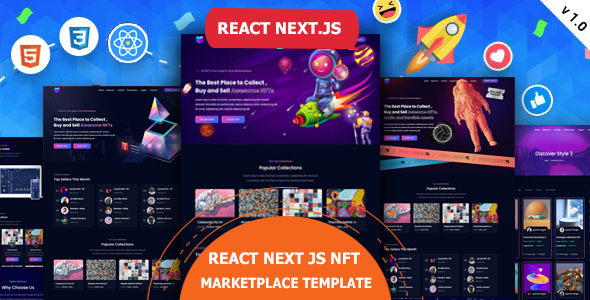 Netfomix - React Next.js NFT Marketplace Template Netfomix - React Next.js NFT Marketplace Template