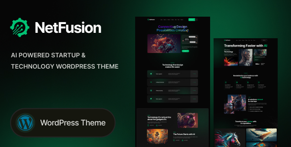 NetFusion - AI Powered Startup & Technology WordPress Theme NetFusion - AI Powered Startup & Technology WordPress Theme