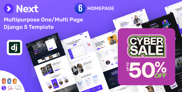 Next - Multipurpose Django 5 Template Next - Multipurpose Django 5 Template