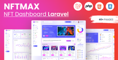 Nftmax - Bootstrap 5 laravel Admin Templates