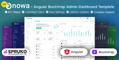 Nowa - Angular Admin Dashboard Template