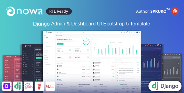 Nowa – Django Bootstrap 5 Admin & Dashboard Template Nowa – Django Bootstrap 5 Admin & Dashboard Template