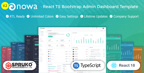 Nowa – React TypeScript Admin Template Nowa – React TypeScript Admin Template