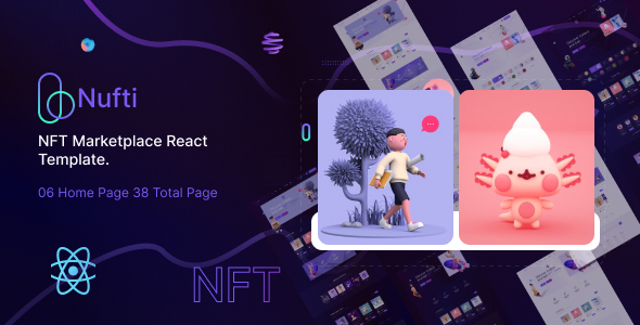 Nufti - NFT Marketplace React Template Nufti - NFT Marketplace React Template