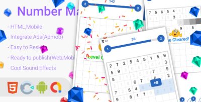 Number Match(Html5 + Construct 3 +Mobile)