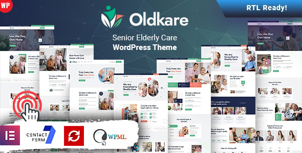 Oldkare - Senior Care WordPress Theme Oldkare - Senior Care WordPress Theme