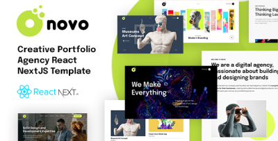 Onovo - Portfolio Agency React NextJS Template