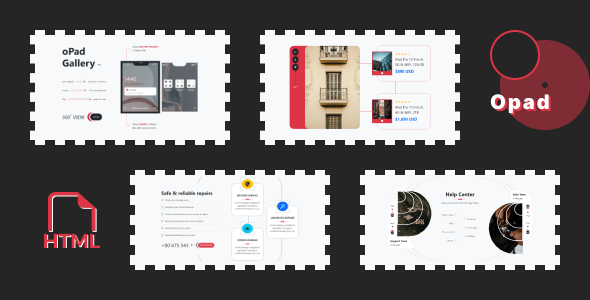 Opad - Mini Store HTML Template Opad - Mini Store HTML Template