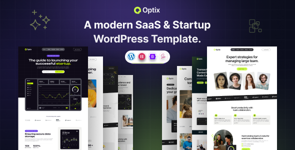 Optix - SaaS & Startup WordPress Theme Optix - SaaS & Startup WordPress Theme