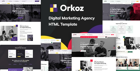Orkoz - Digital Agency Creative HTML Template Orkoz - Digital Agency Creative HTML Template