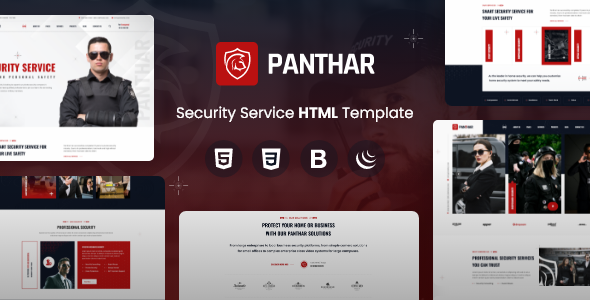 Panthar - Home Security Gaurd Service HTML Template Panthar - Home Security Gaurd Service HTML Template