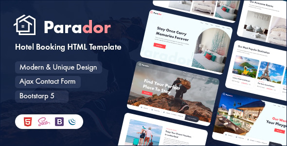 Parador – Hotel Booking HTML5 Template Parador – Hotel Booking HTML5 Template
