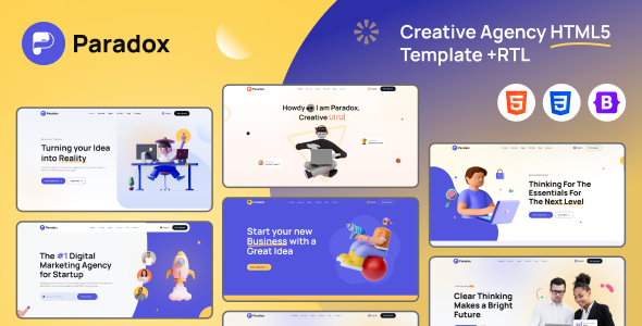 Paradox - Creative Agency HTML5 Template Paradox - Creative Agency HTML5 Template