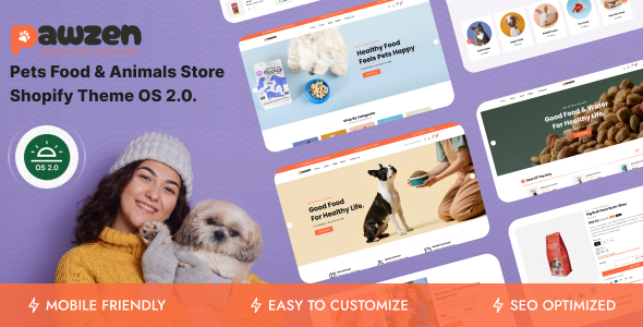 Pawzen - Pets Food & Animals Store Shopify OS 2.0 Theme Pawzen - Pets Food & Animals Store Shopify OS 2.0 Theme
