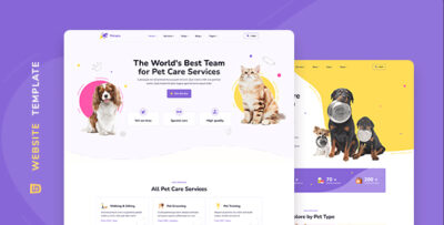 Petopia - Pet Care Service Website Template