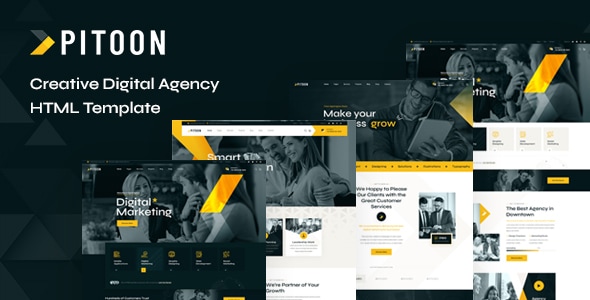 Pitoon - Creative Digital Agency HTML Template Pitoon - Creative Digital Agency HTML Template