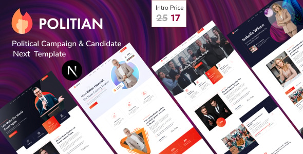 Politian - Political Campaign Next Js Template Politian - Political Campaign Next Js Template