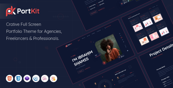 PortKit - Personal Portfolio HTML Template PortKit - Personal Portfolio HTML Template