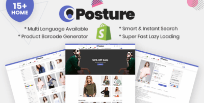 Posture - Multipurpose Responsive Shopify Theme