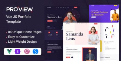 Proview - Creative Portfolio VueJs Template