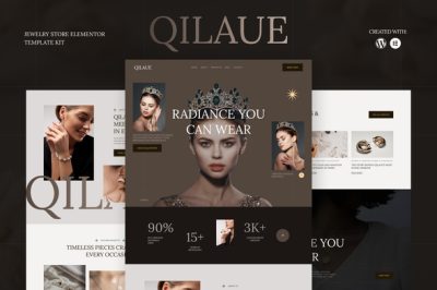 Qilaue - Jewelry Store Elementor Template Kit