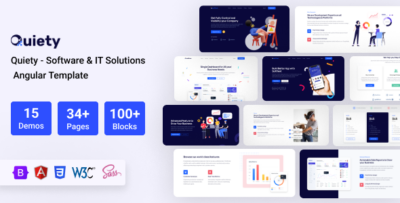 Quiety - Software & IT Solutions Angular Template