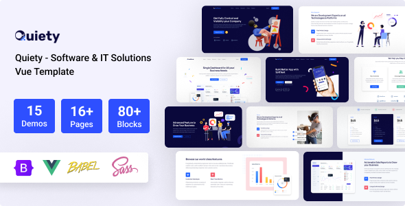 Quiety - Software & IT Solutions Vue JS Template Quiety - Software & IT Solutions Vue JS Template