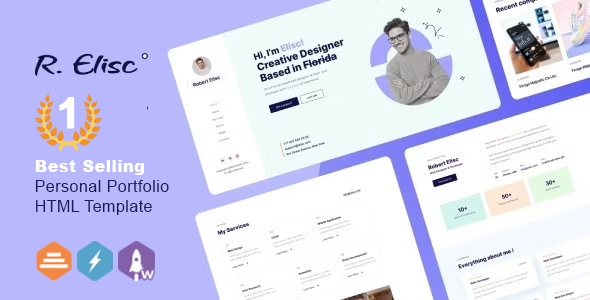 R.Elisc - Personal Portfolio HTML Template R.Elisc - Personal Portfolio HTML Template