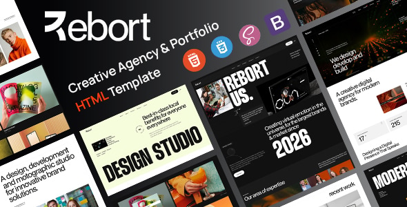 Rebort - Creative Agency & Portfolio HTML Template Rebort - Creative Agency & Portfolio HTML Template