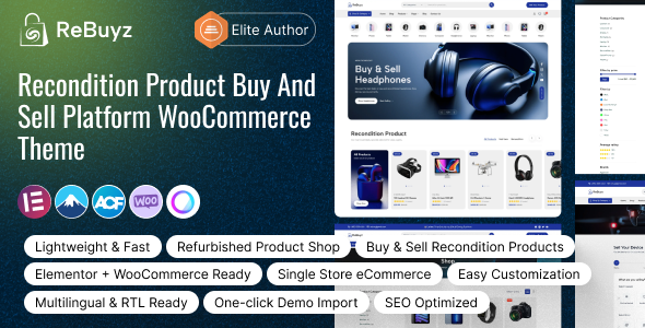 ReBuyz - Recondition Product Buy and Sell Platform WooCommerce Theme ReBuyz - Recondition Product Buy and Sell Platform WooCommerce Theme