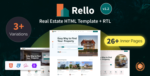 Rello - Real Estate Bootstrap 5 Template Rello - Real Estate Bootstrap 5 Template